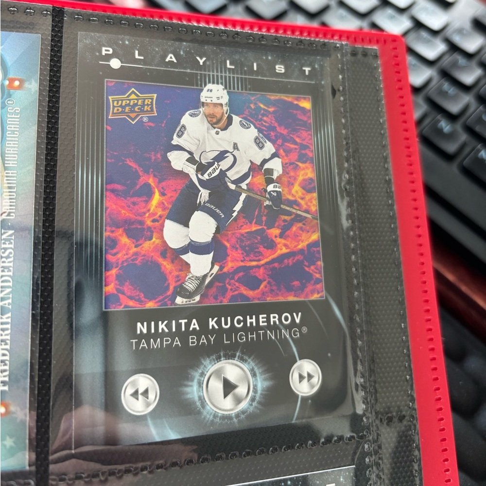 Upper Deck Nikita Kucherov Trading Card Playlist Insert